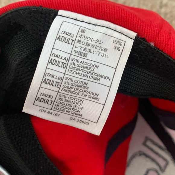 Disneyland Cars '55 Red Adult Baseball Hat One Size - Picture 3 of 4